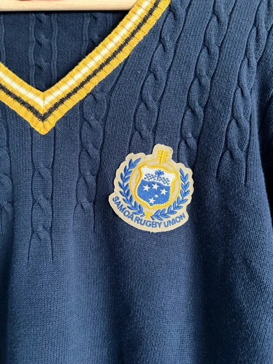 Men’s Puma Samoa Rugby Union Cardigan - Picture 2 of 4